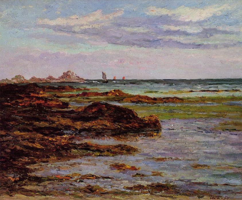 The Coastline In Brittany — Maxime Emile Louis Maufra