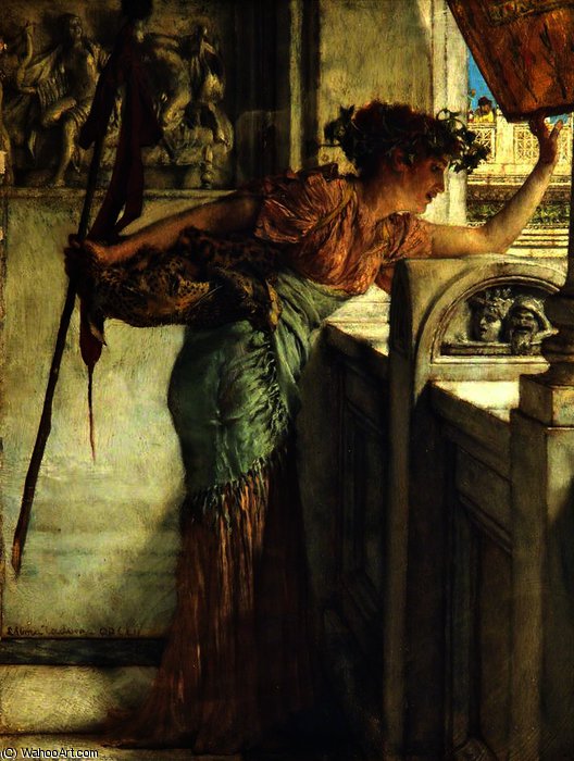 A Bacchante — Lourens Alma Tadema