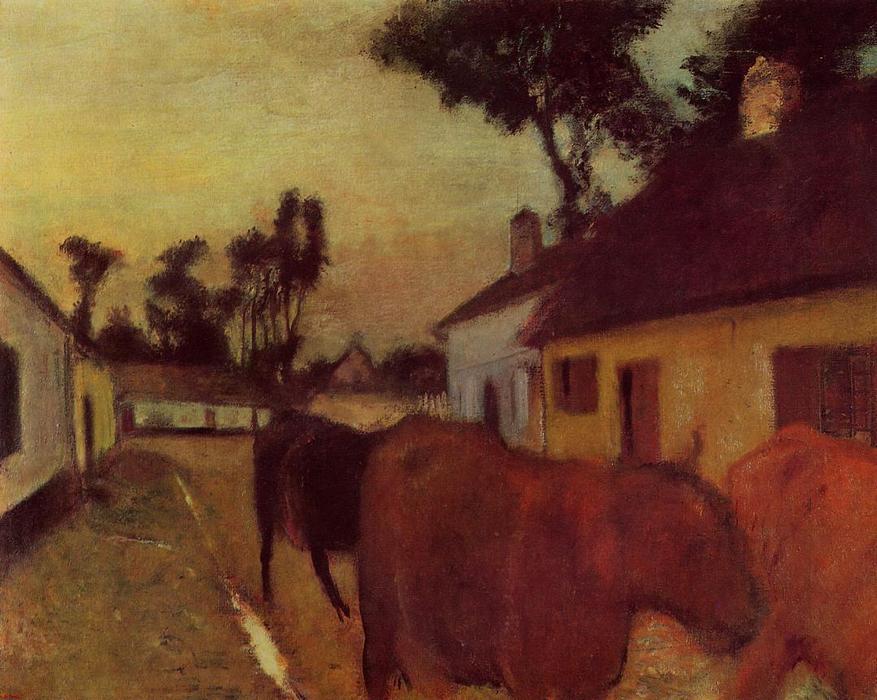 The Return Of The Herd — Edgar Degas