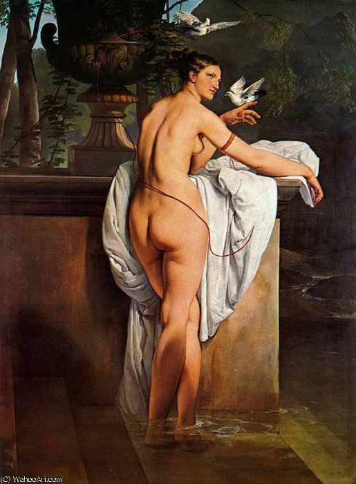 Carlotta Chabert Come Venere — Francesco Hayez