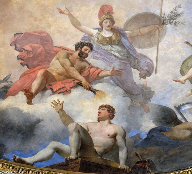 Creation Of Man Prometheus Berthelemy Louvre - — Jean Baptiste Mauzaisse