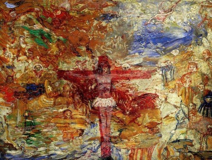 Le Christ Agonissant — ジェイムズ・エンソウ