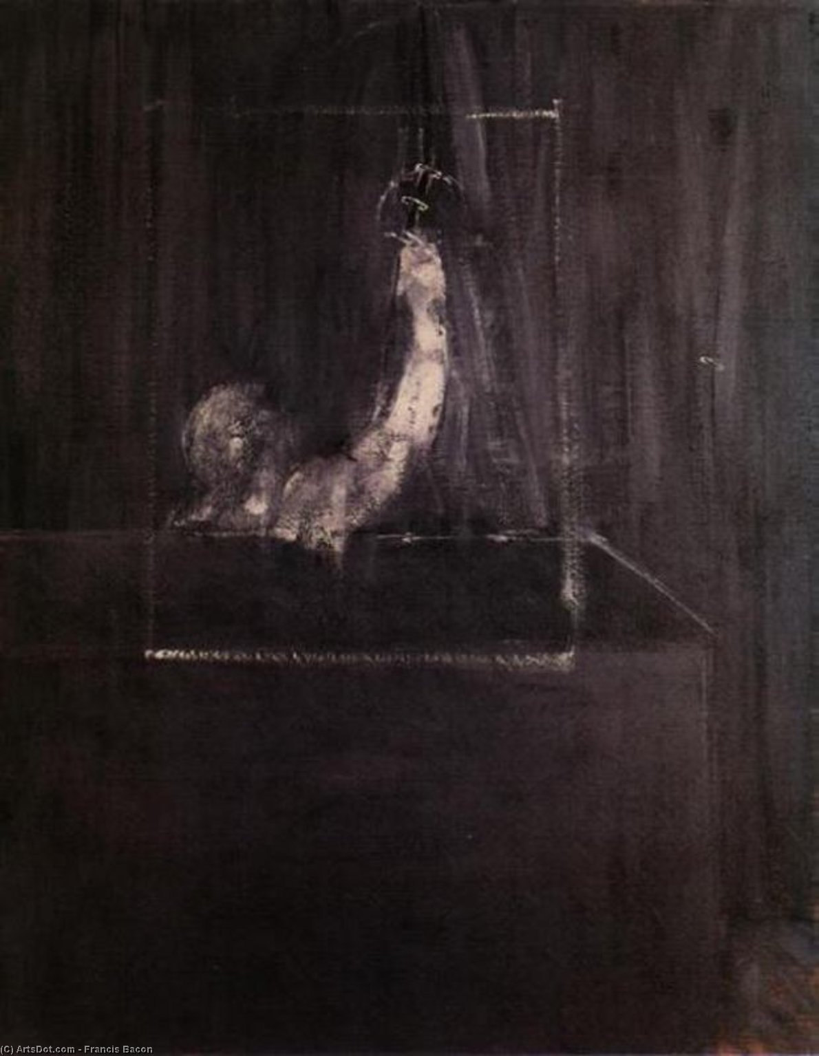 Man At Curtain — フランシス・ベーコン