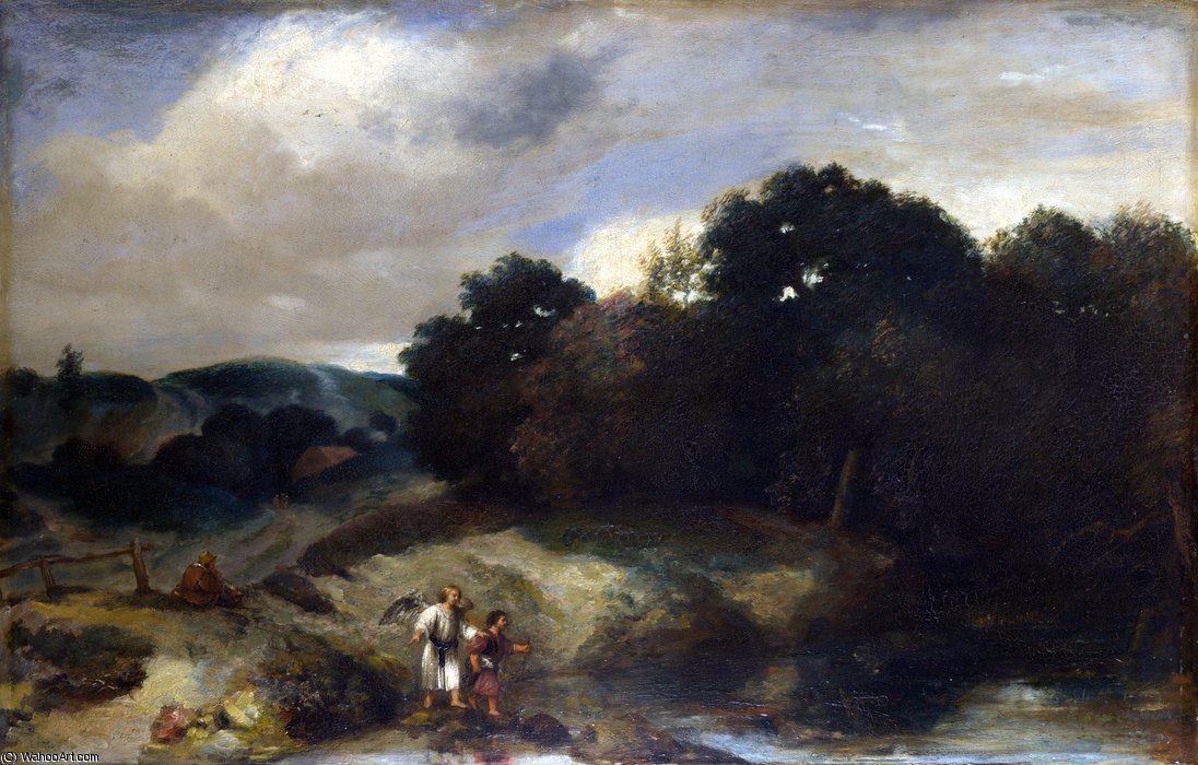 A Landscape With Tobias And The Angel — Jan Andrea Lievens Jan Lievens