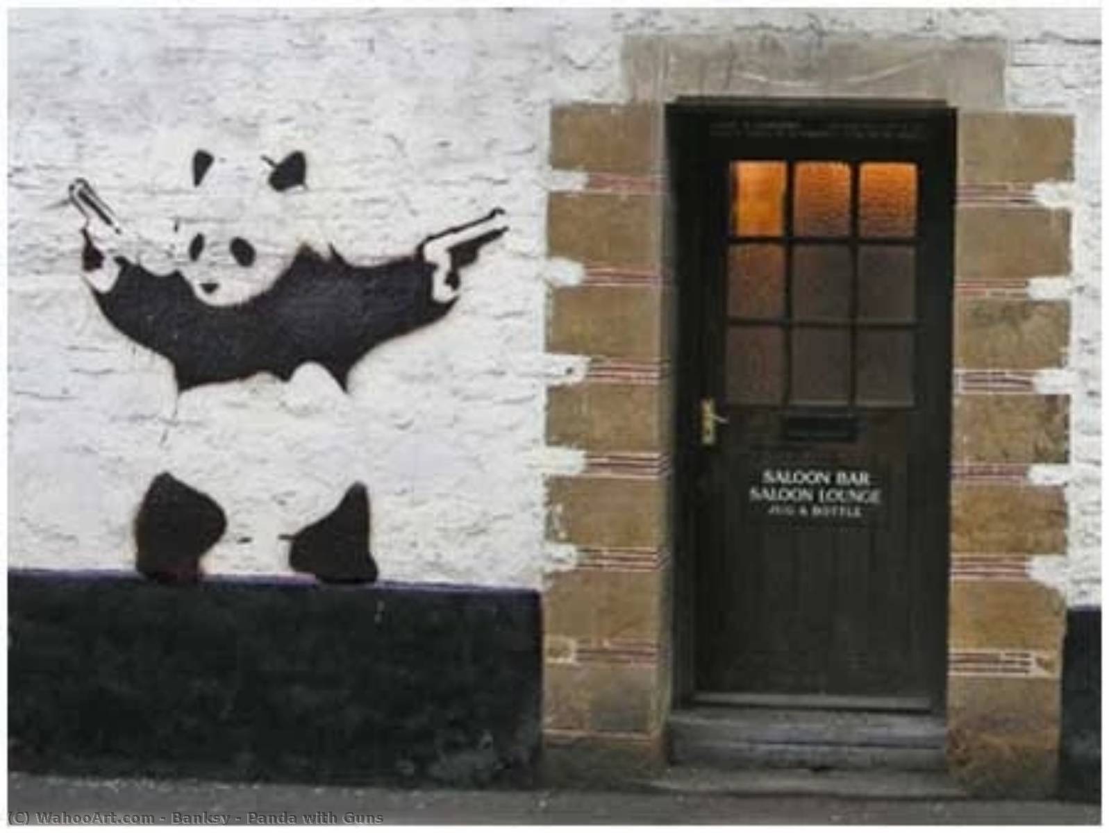 Panda With Guns — Banksy