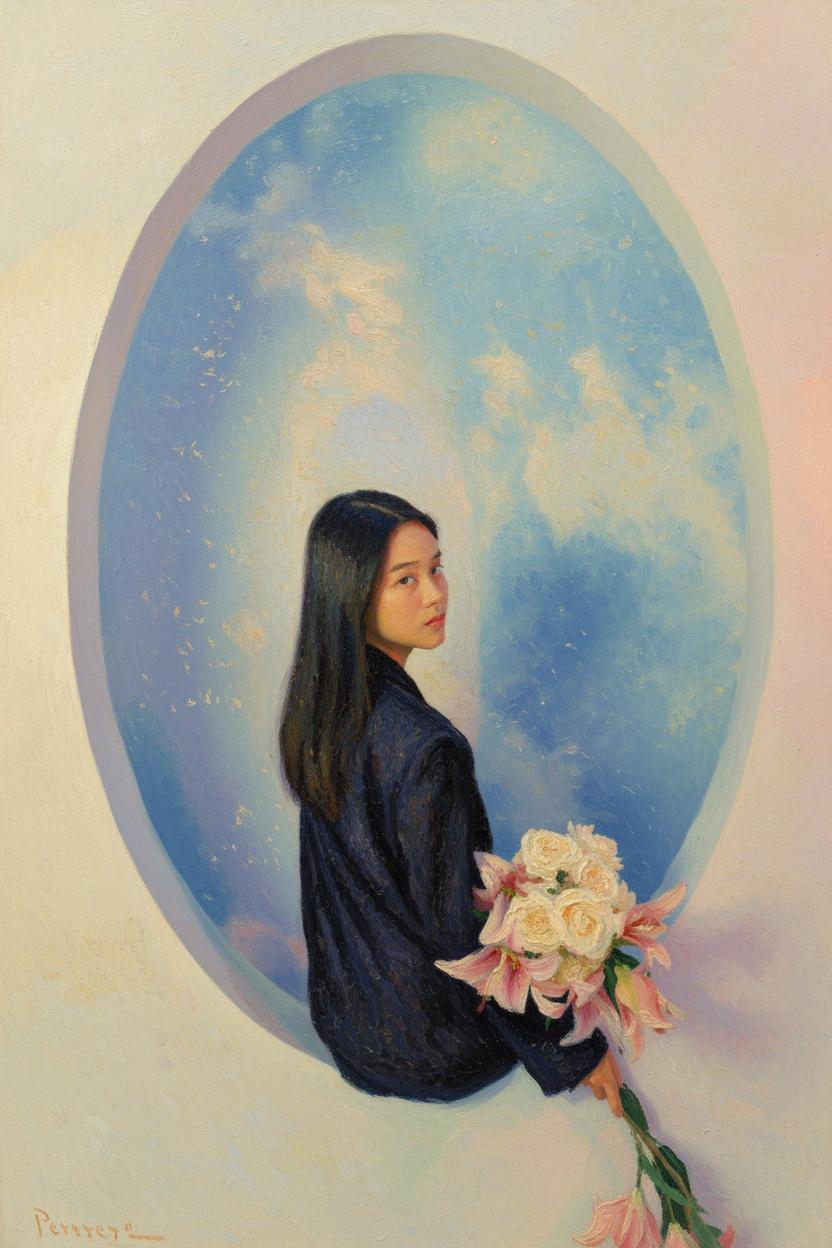 Azure Reverie: The Luminous Aperture — Jacques Villedieu