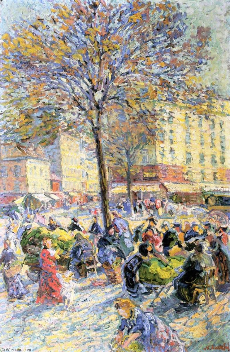 Market On The Corner Of The Faubourg — Nicolas Tarkhoff