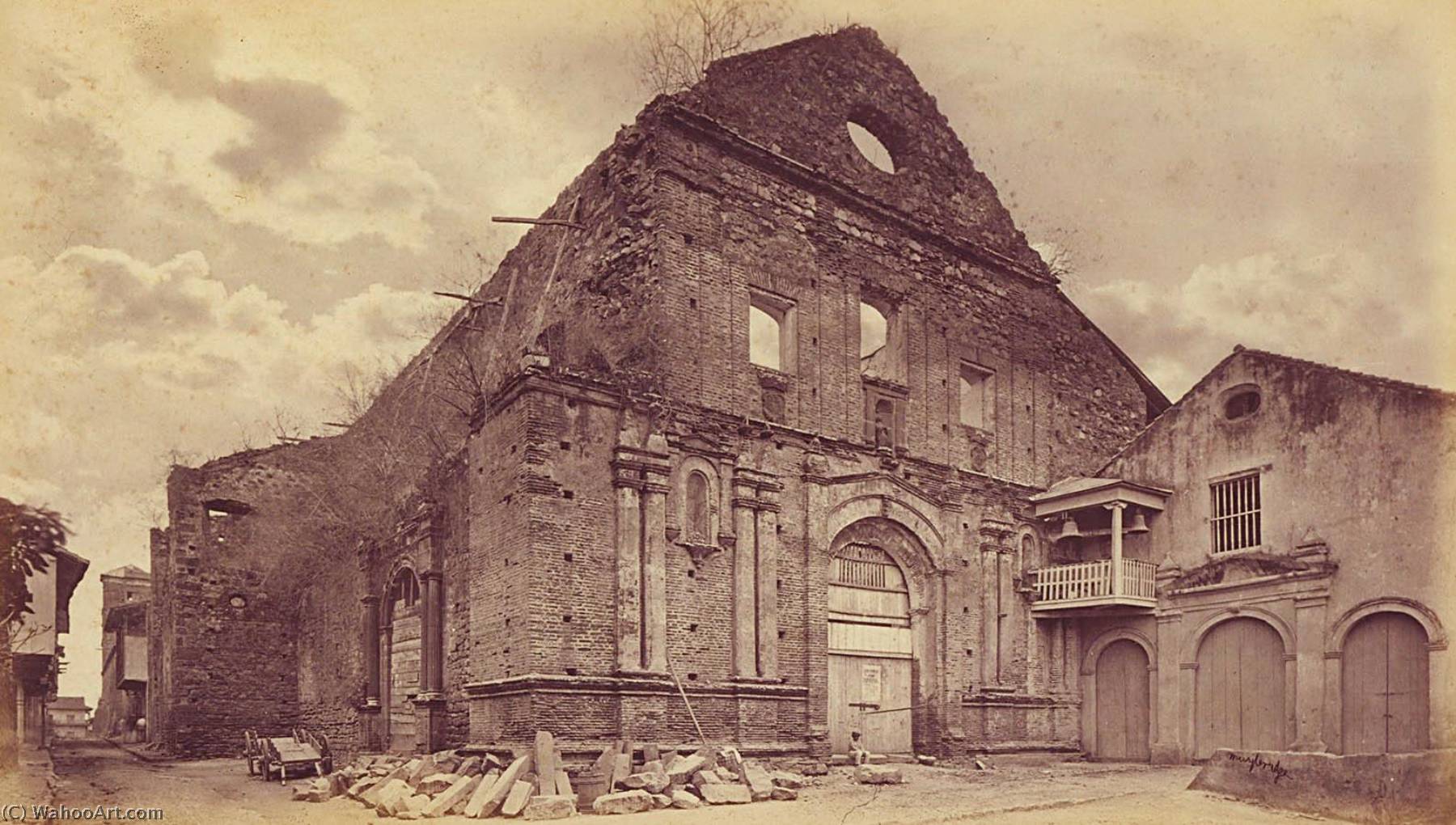 Ruins Of The Church Of San Domingo, Panama — Eadweard J Muybridge