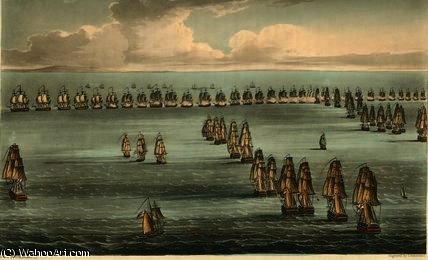 Commencement Of The Battle Of Trafalgar, — トーマス・ウィトコム