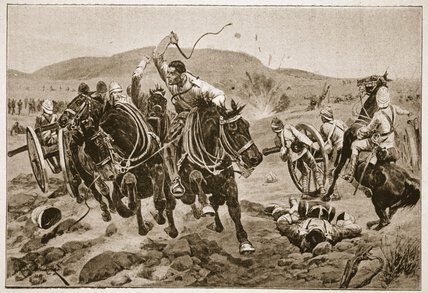 Field Artillery Coming Into Action — Richard Caton Woodville