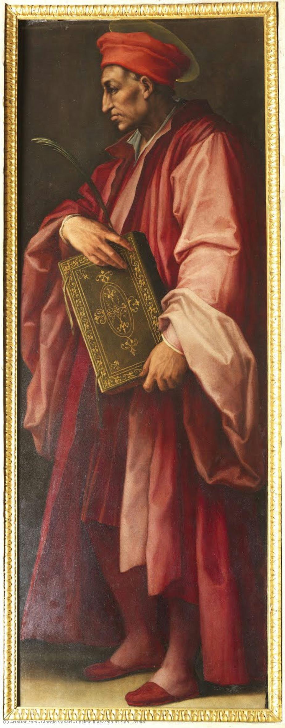 Cosimo Il Vecchio As San Cosma — Giorgio Vasari