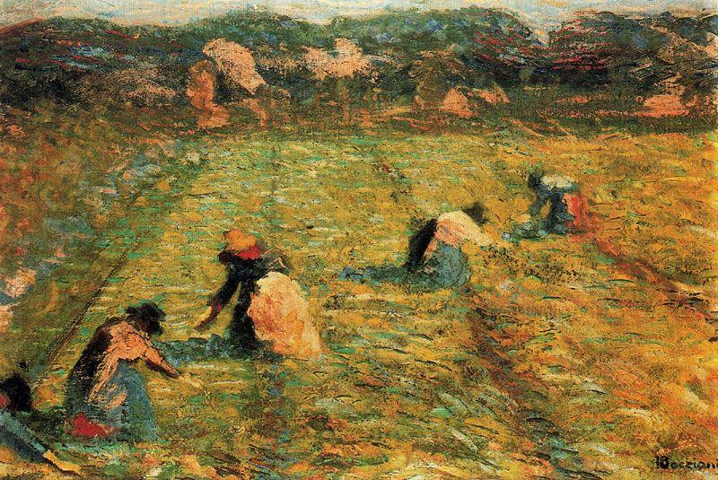 Farmers At Work (risaiole) — Умберто Боћони