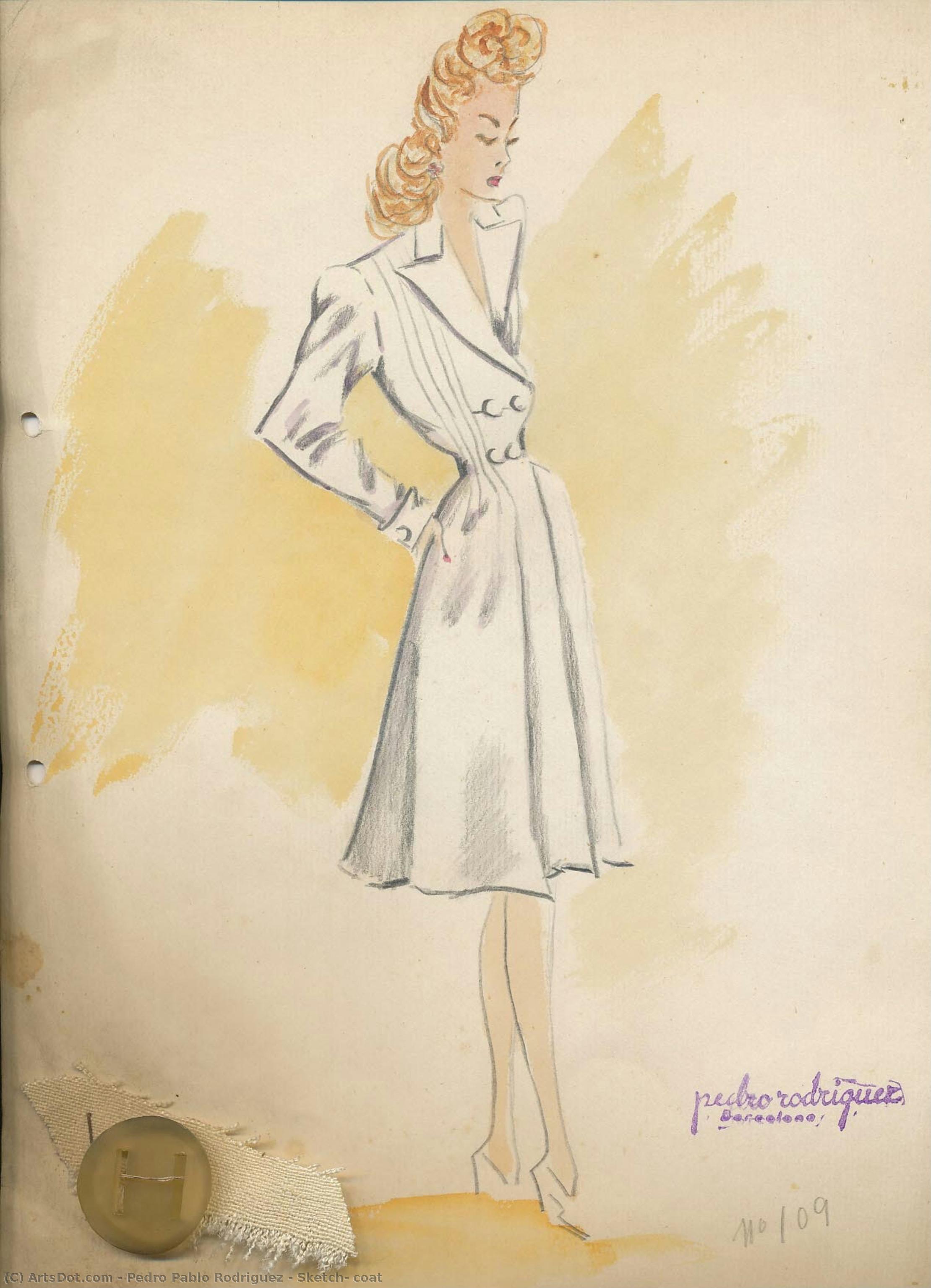 Sketch, Coat — Pedro Pablo Rodriguez