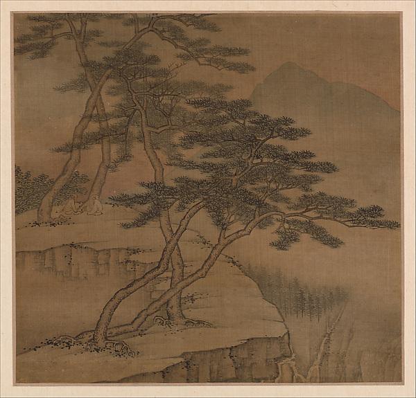 清 高岑 擬古山水圖 冊 絹本 Landscapes In The Styles Of Old Masters — Gao Cen