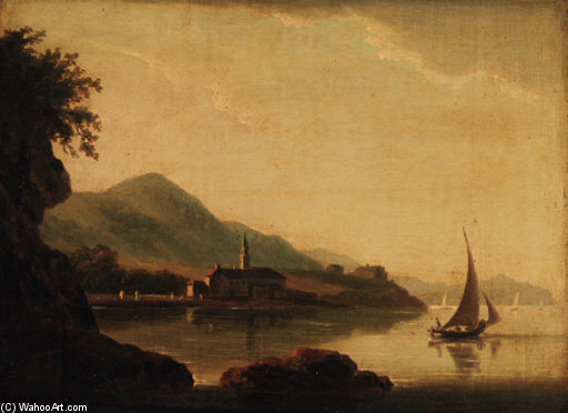 View Of Portofino, Near Genoa — John Thomas Serres