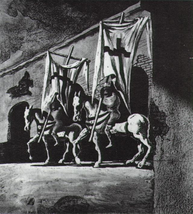 The Two On The Cross, 1942 — Salvador Dalí