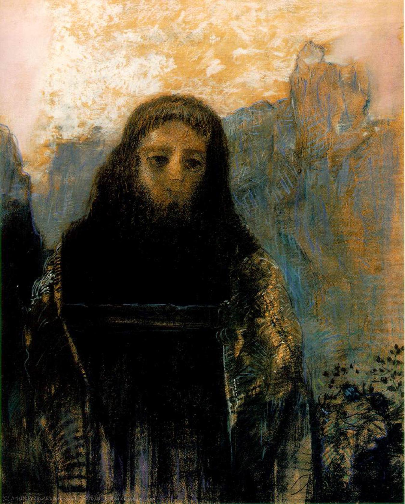 Parsifal - Pastel On Beige Paper - — Odilon Redon