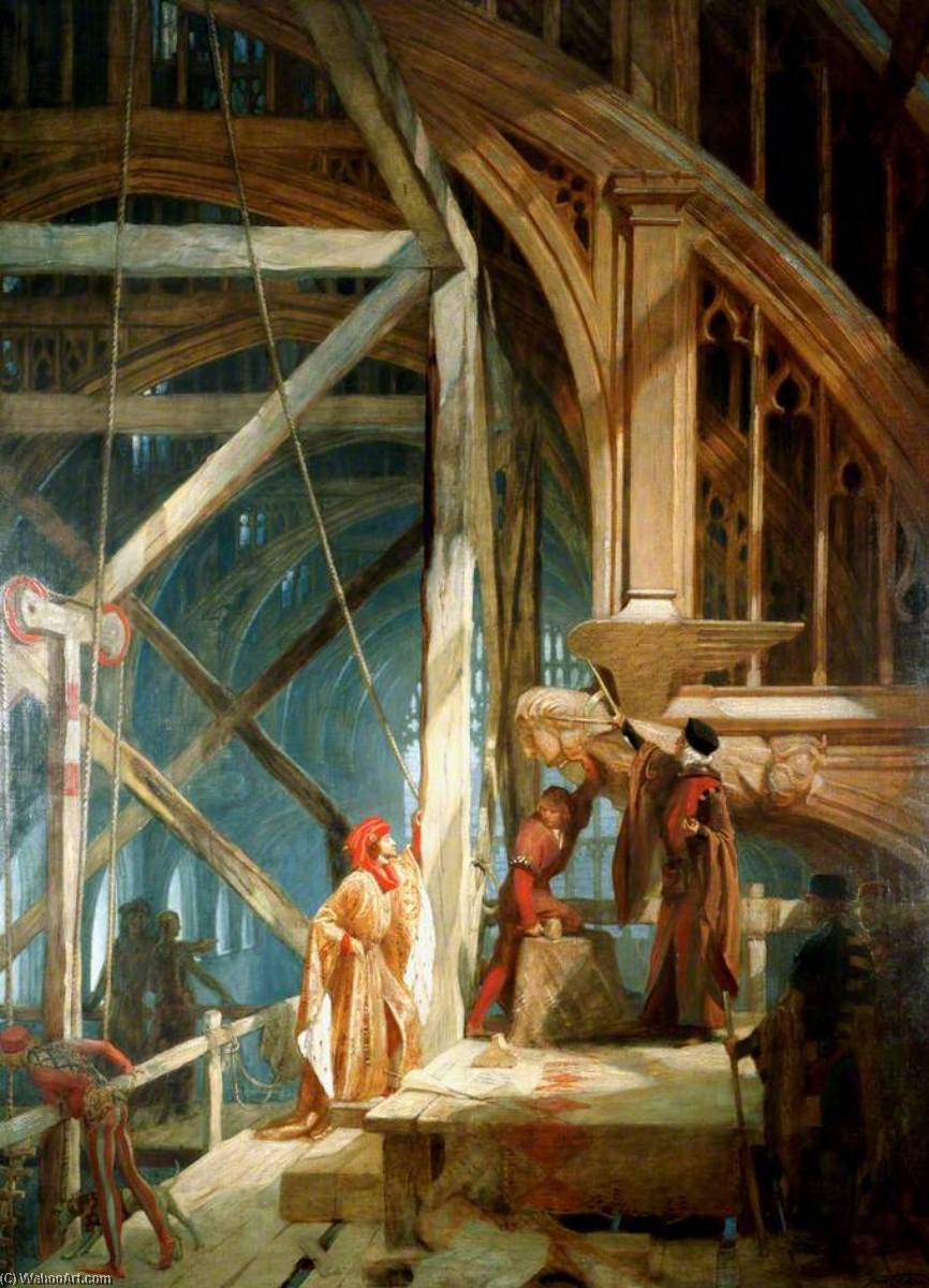 The Roof Of The Great Hall, Westminster, 1397 — Frank O. Salisbury
