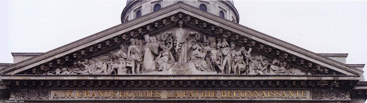 Pediment Relief Of The Pantheon — David D'angers