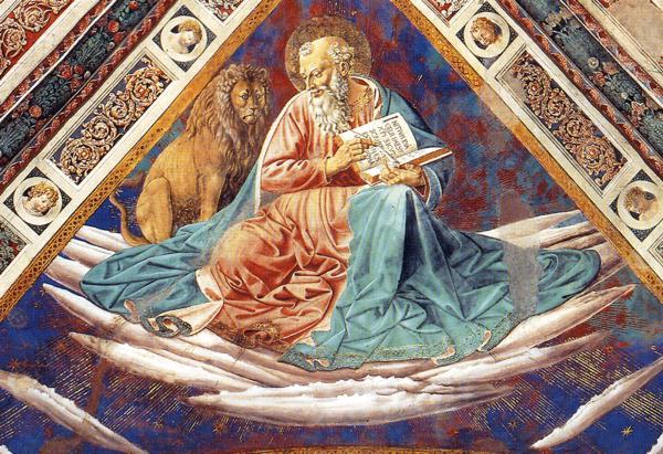St. Mark (detail Of The Four Evangelists) — Benozzo Gozzoli