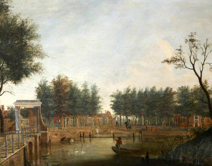 Street Scene In Holland — Jan Van Der Heyden