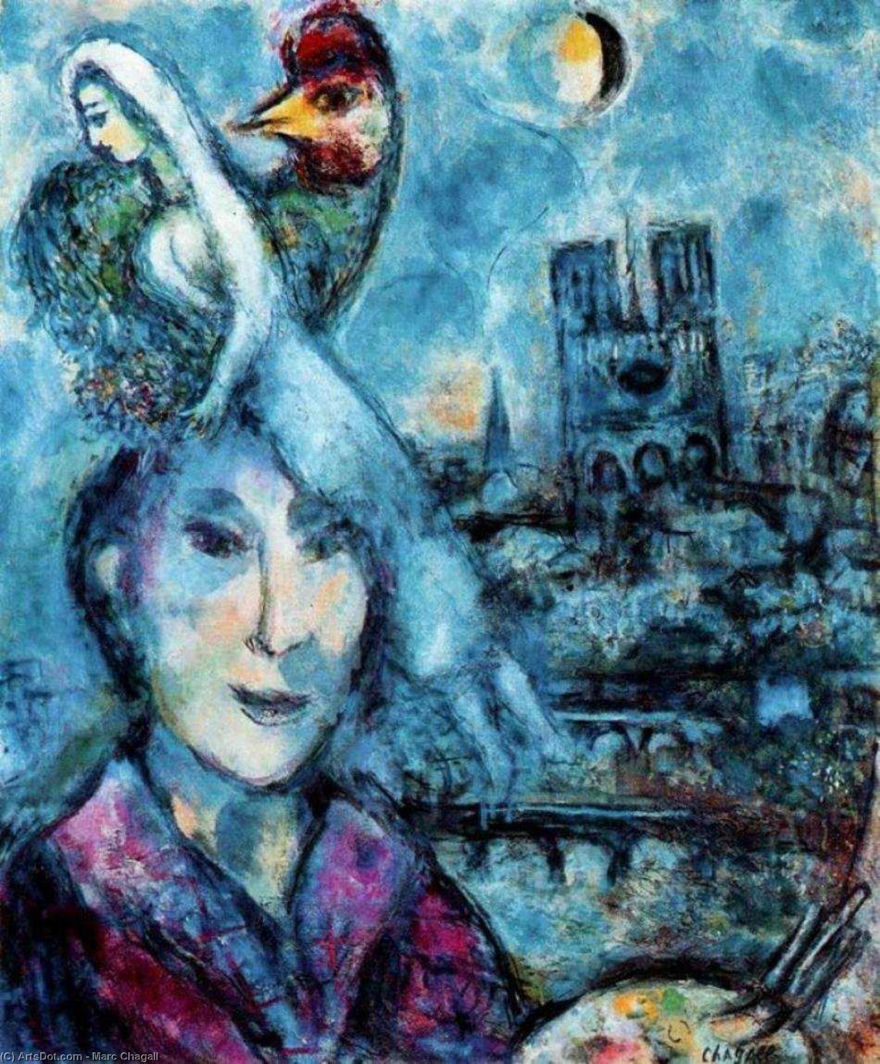 Self-portrait — Марк Шагал