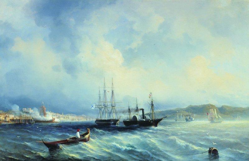 The Ilya Muromets Frigate And The Kamchatka Steamship — Alexei Petrovich Bogoliubov