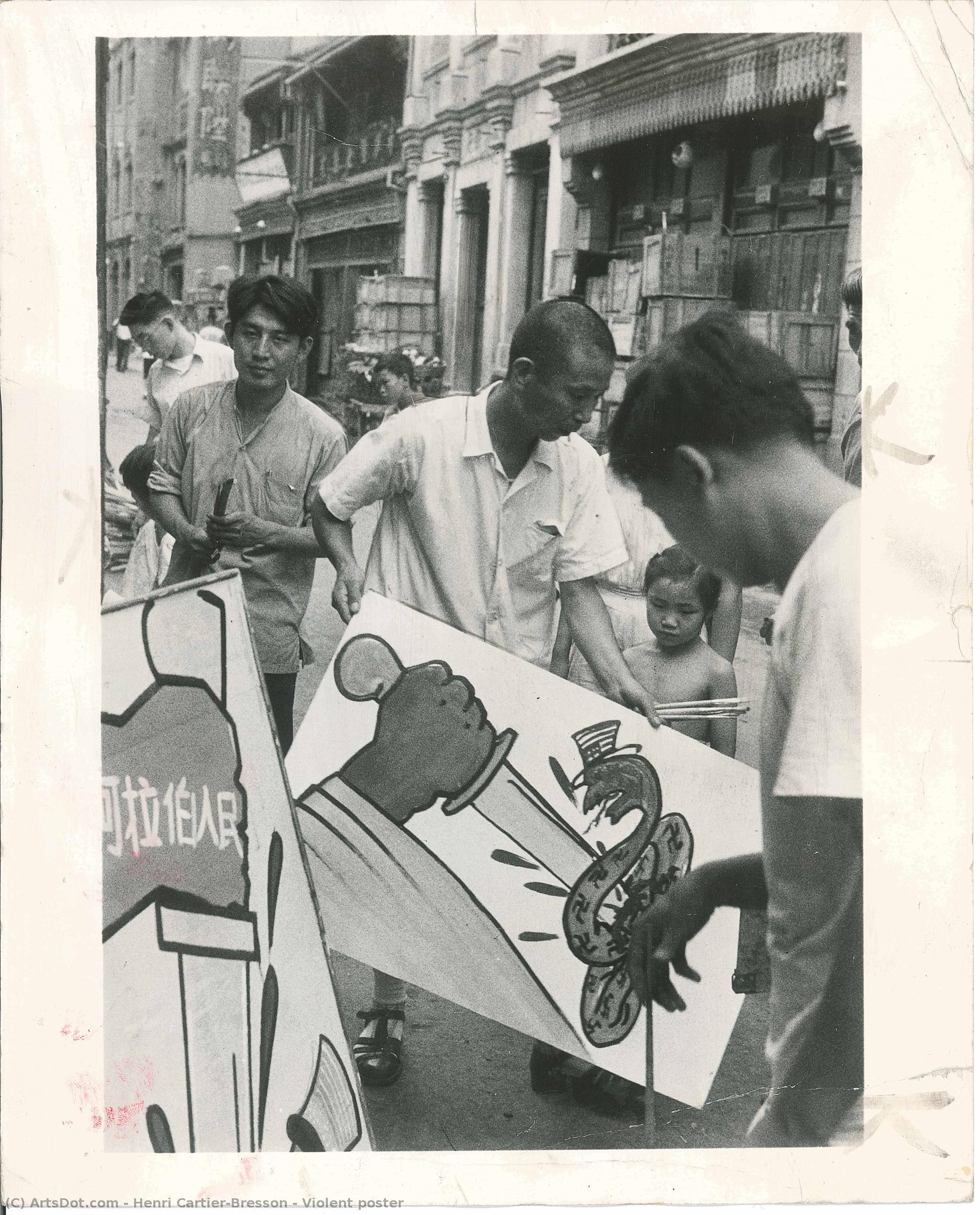 Violent Poster — Henri Cartier-bresson
