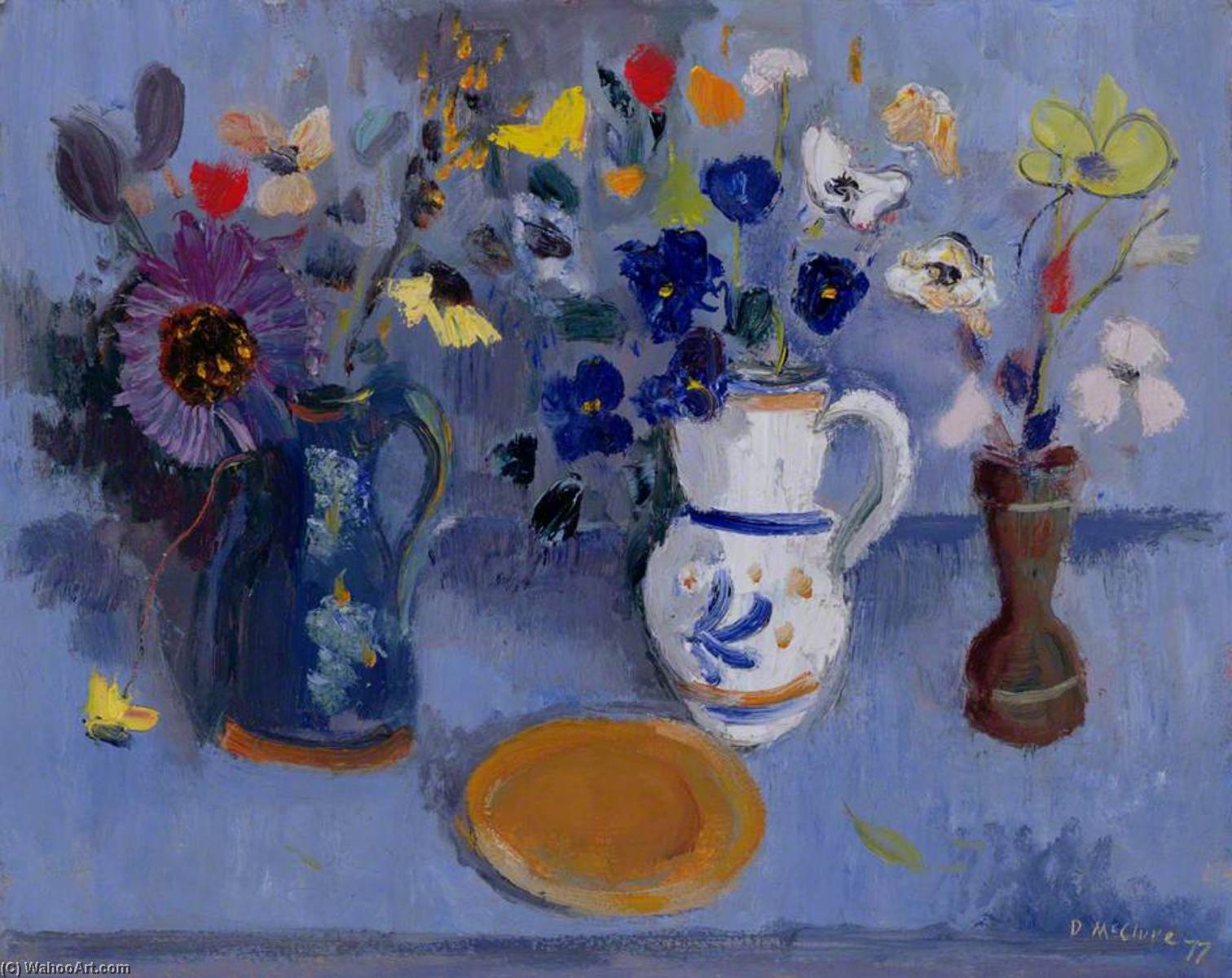 Blue Flowerpiece — David Mcclure