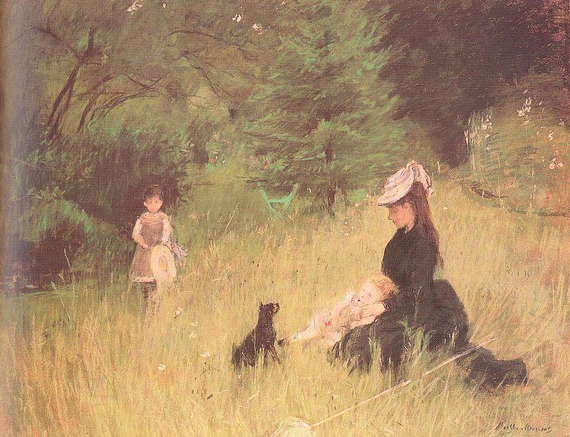 On The Lawn — Berthe Morisot