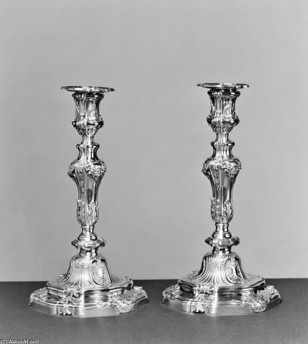 Pair Of Candlesticks — François Thomas Germain
