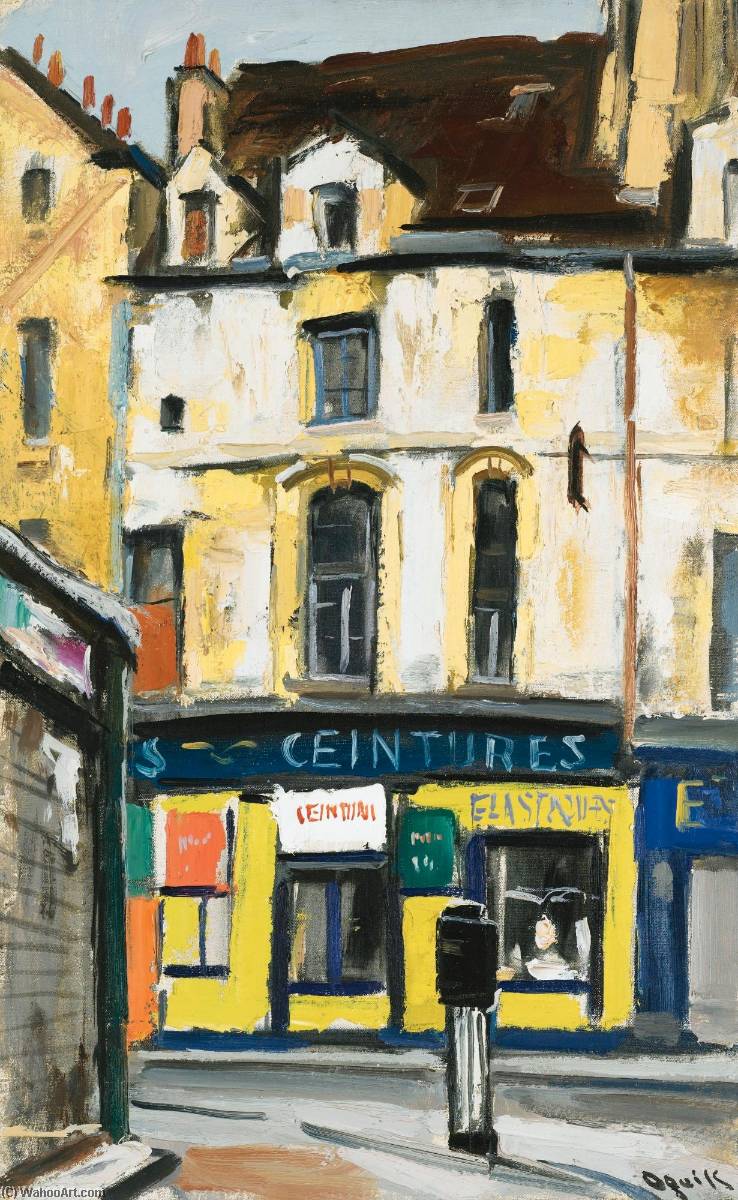 Rue Vieille Du Temple, Boutique Jaune Ceintures — Takanori Oguiss