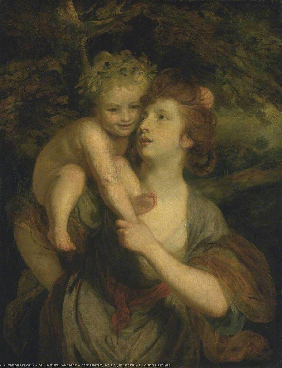 Mrs Hartley As A Nymph With A Young Bacchus — Sir Joshua Reynolds