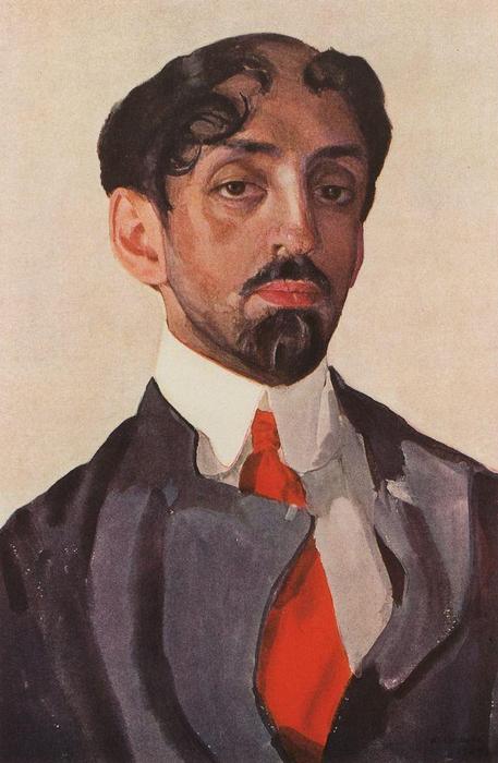Portrait Of Mikhail Kuzmin — Konstantin Andreevic Somov