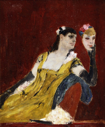 Woman With A Mask — Фэлисьен Ропс