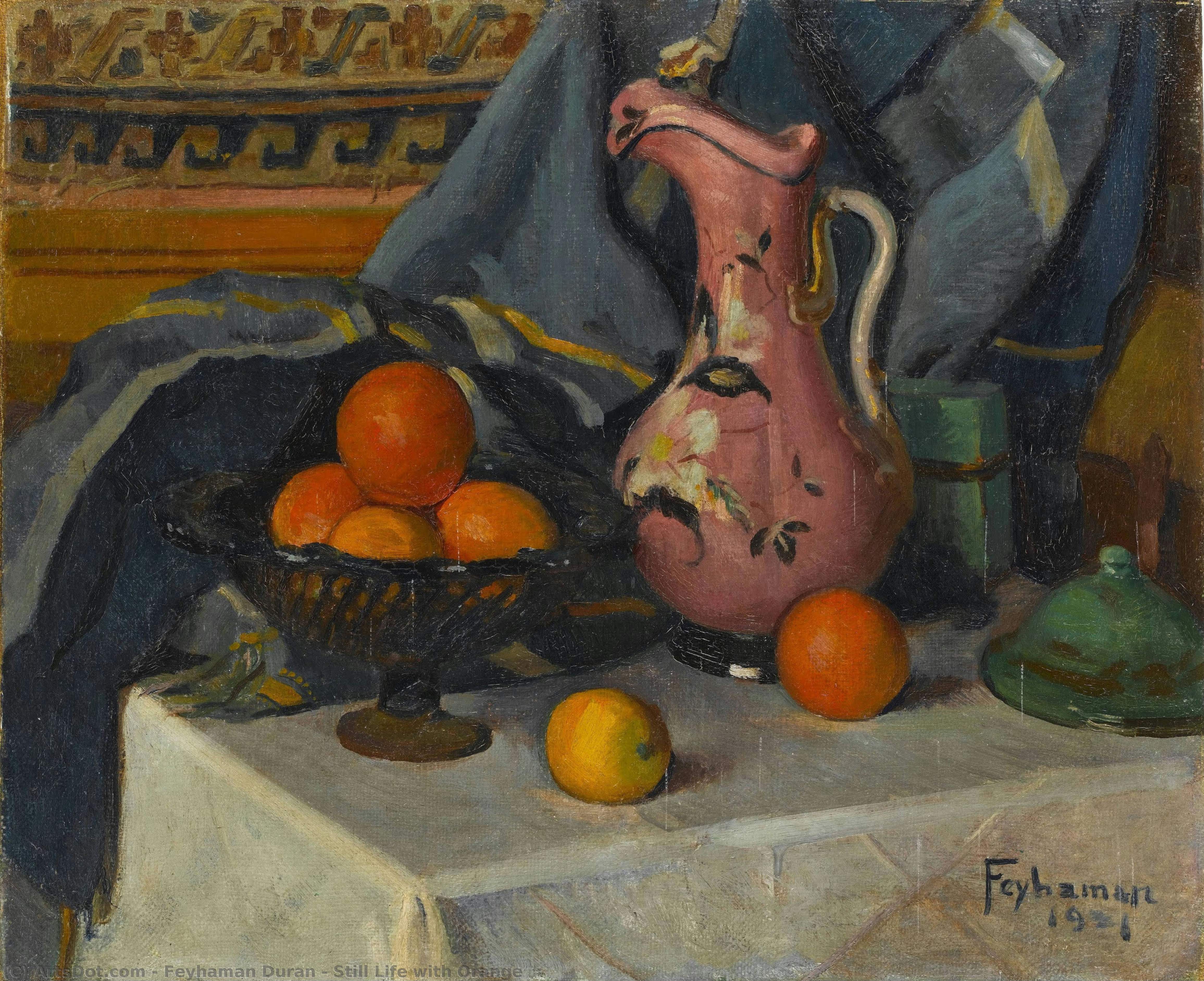Still Life With Orange — Feyhaman Duran