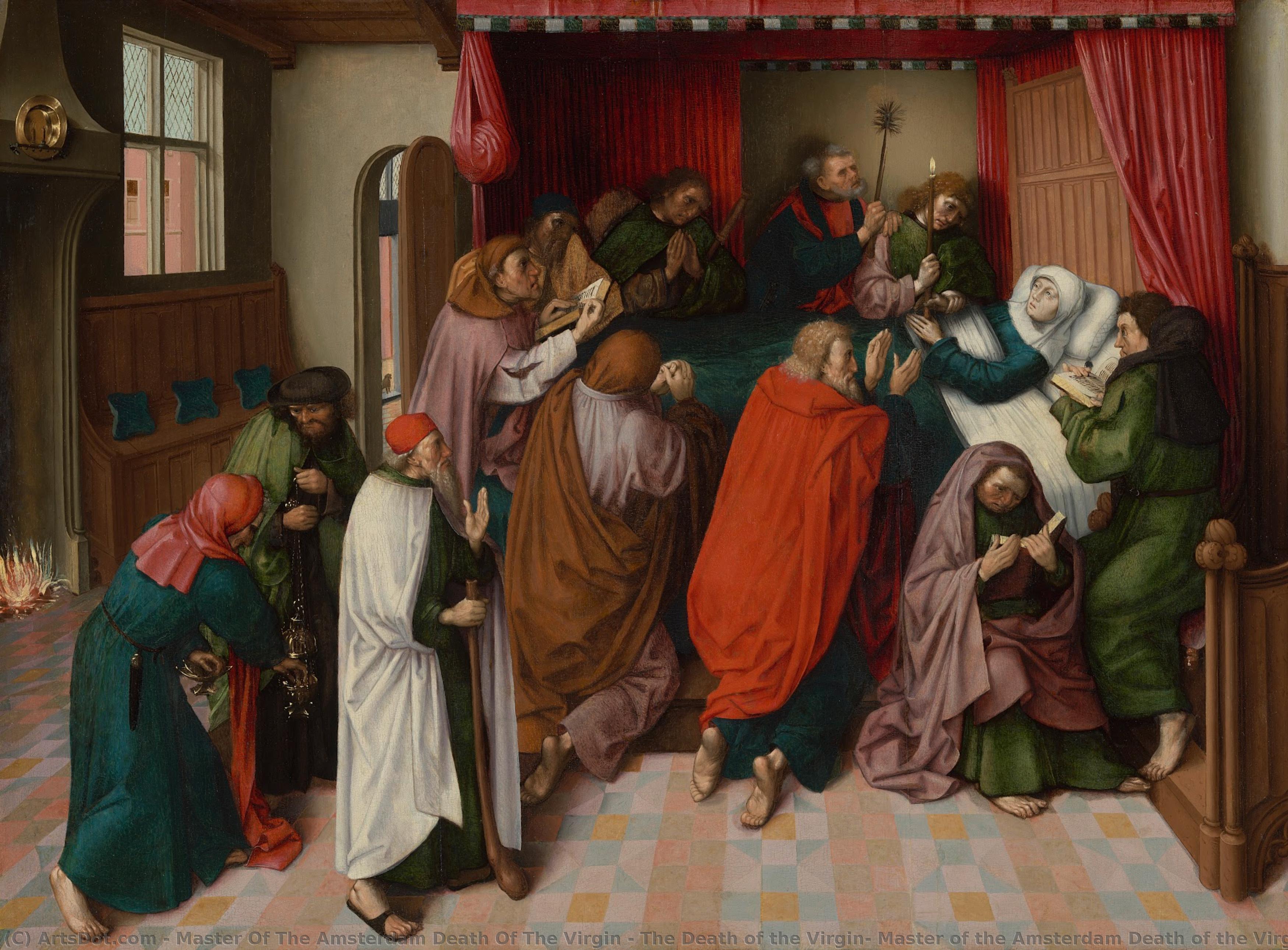 The Death Of The Virgin, Master Of The Amsterdam Death Of The Virgin, C. 1500 — Master Of The Almshouse Of The Seven Electors
