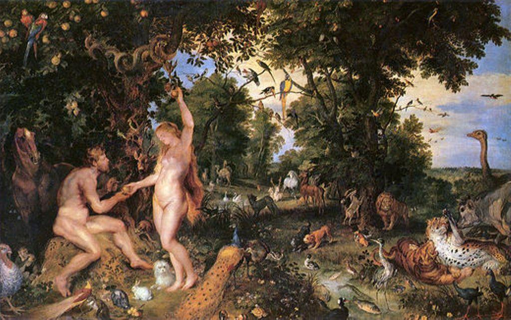 Adam And Eve In Worthy Paradise — Peter Paul Rubens