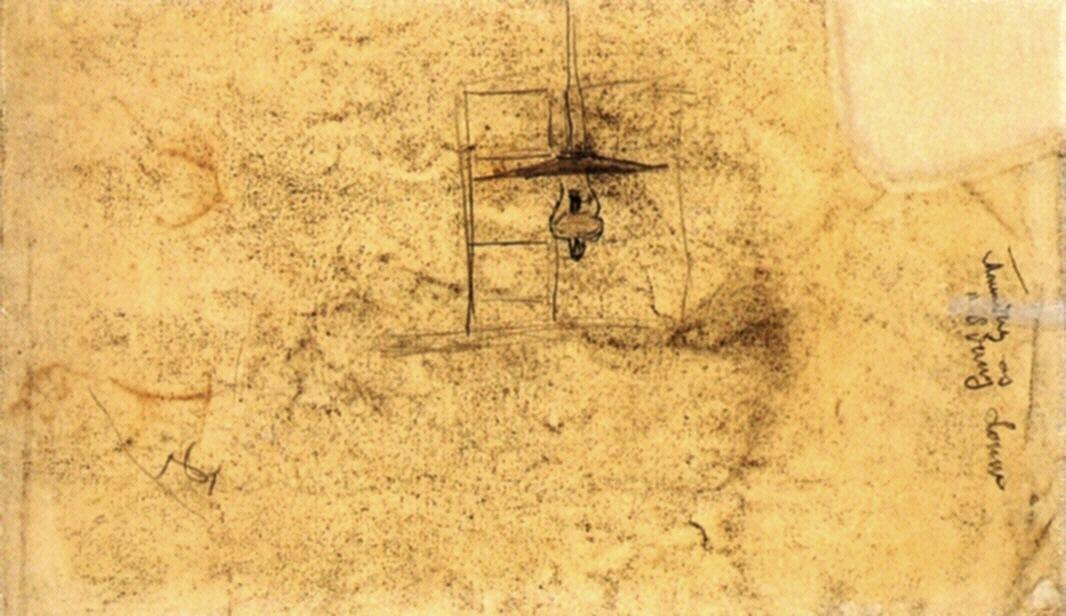 Lamp In Front Of A Window — Vincent Willem Van Gogh