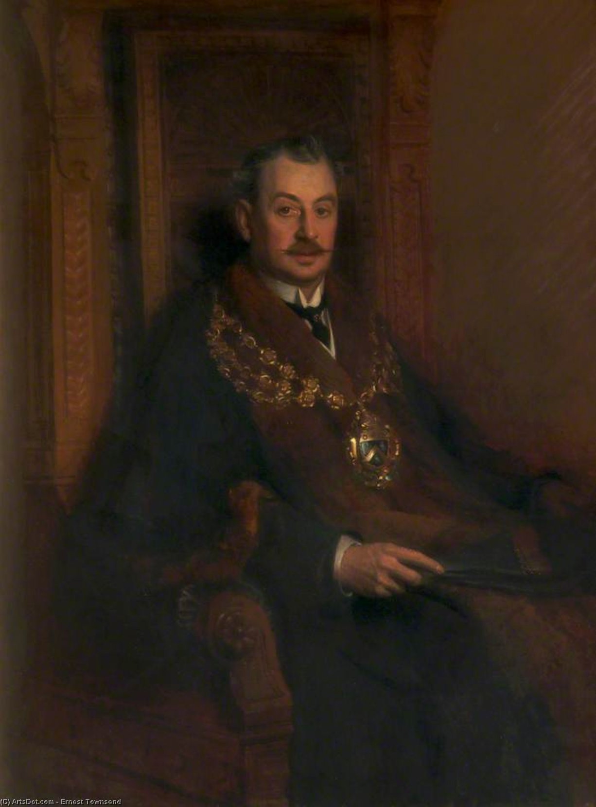 F. G. Isherwood, Mayor Of Oldham — Ernest Townsend