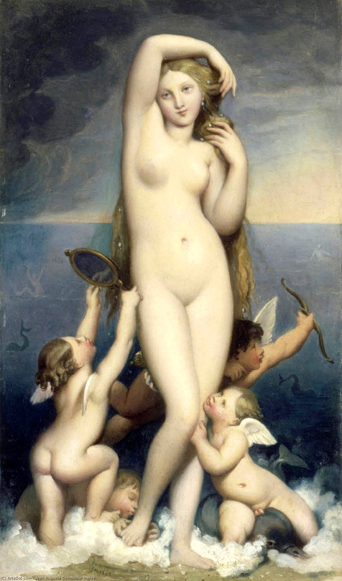 Venus Anadyomene — Jean-auguste-dominique Ingres