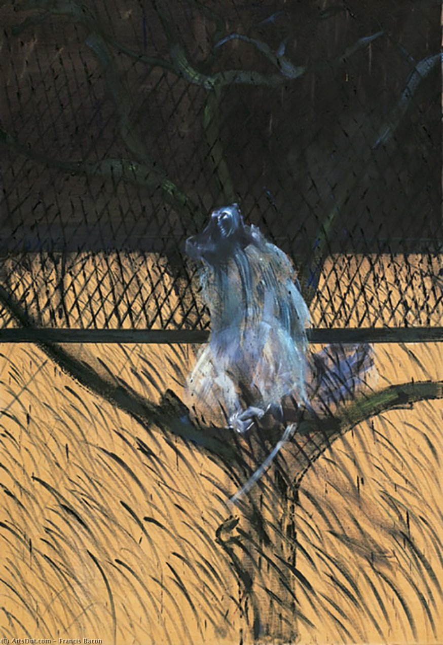 Study Of A Baboon — フランシス・ベーコン