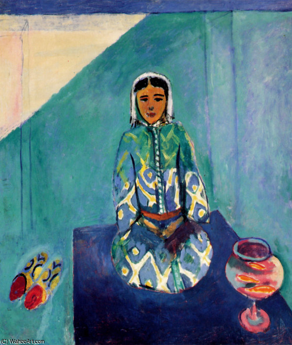 Zorah Sur La Terrasse Moskau, Musée Pouchkine — Henri Matisse