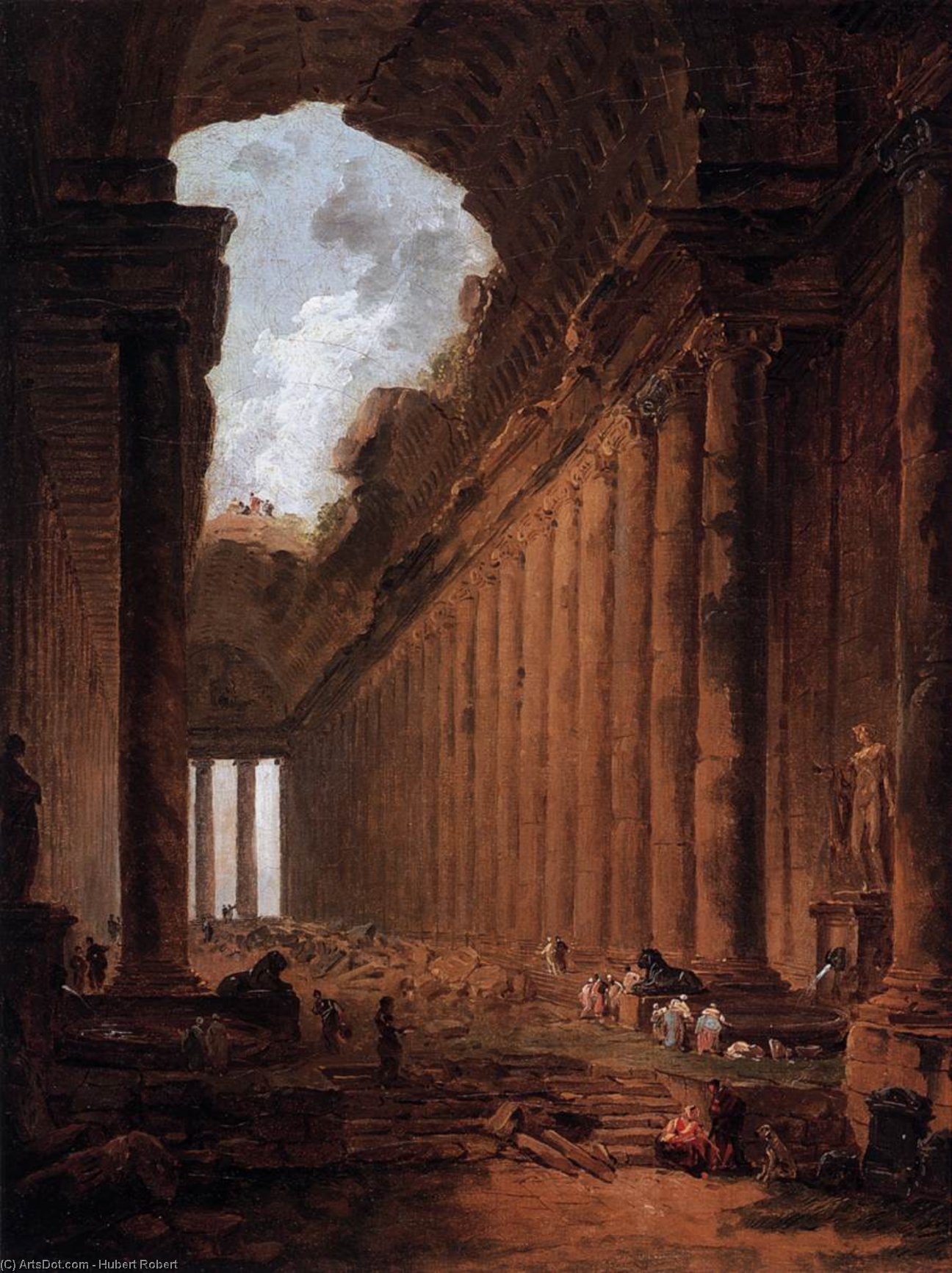 Ruin Capriccio — Хуберт Роберт