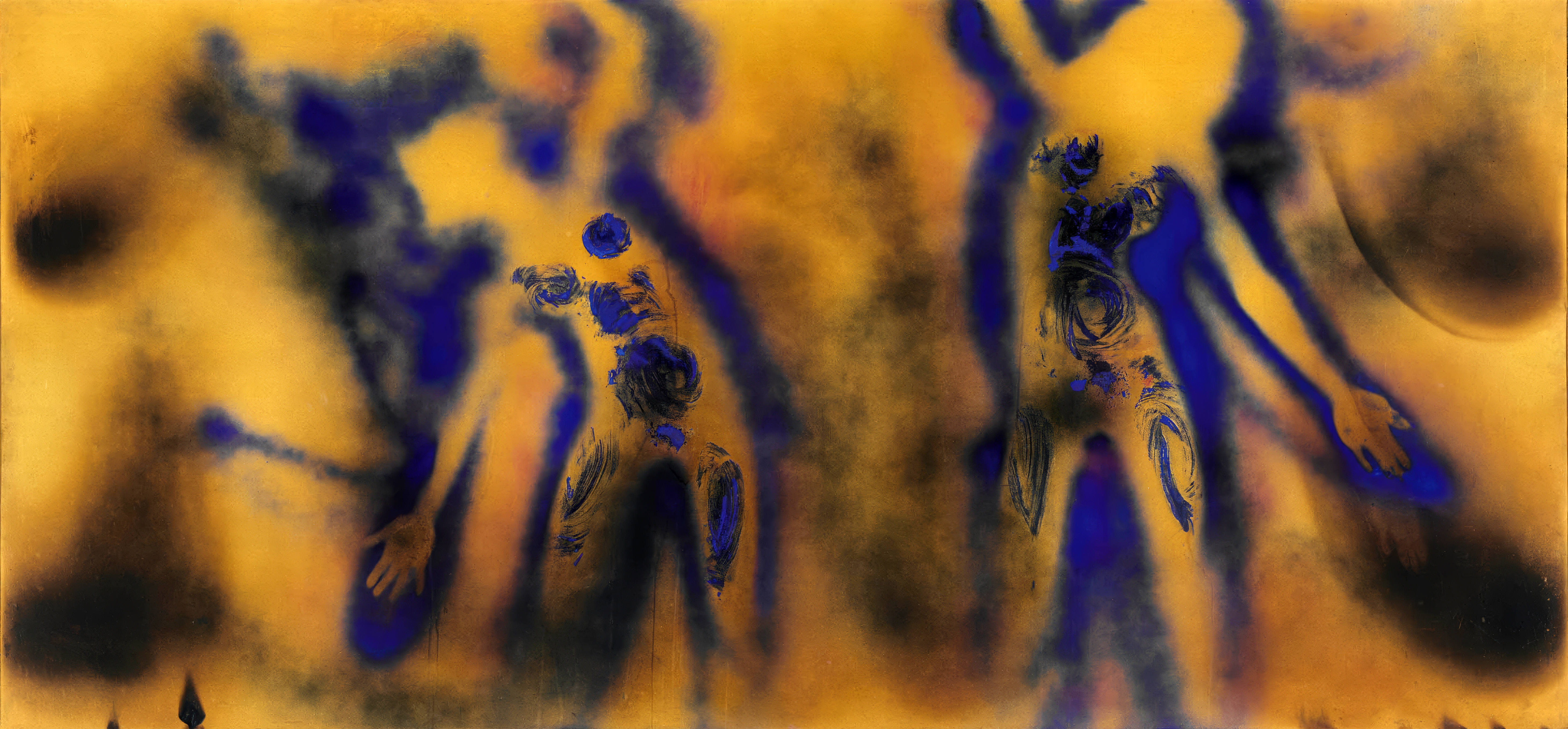 Fire Painting — Yves Klein