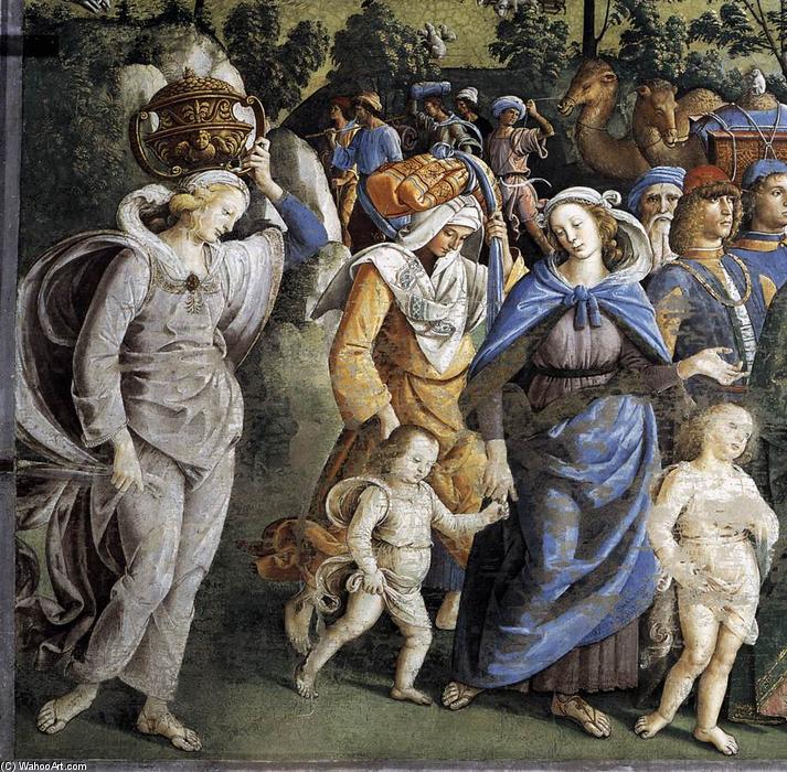 Moses's Journey Into Egypt And The Circumcision Of His Son Eliezer (detail) — Vannucci Pietro (le Perugin)