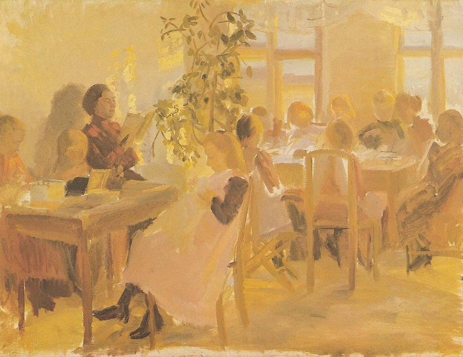 Sewing Class — Anna Ancher