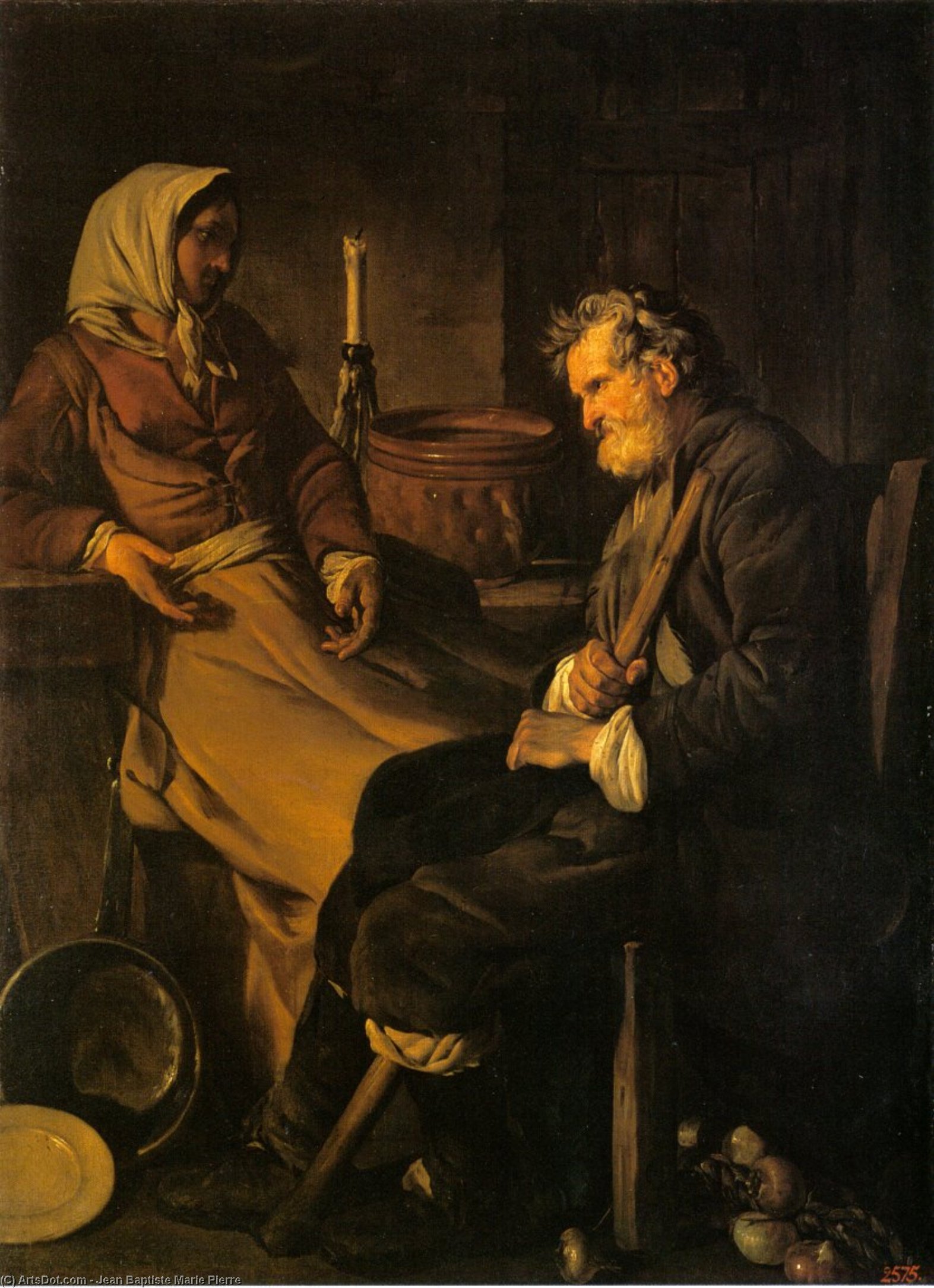 Old Man In The Kitchen — Jean Baptiste Marie Pierre