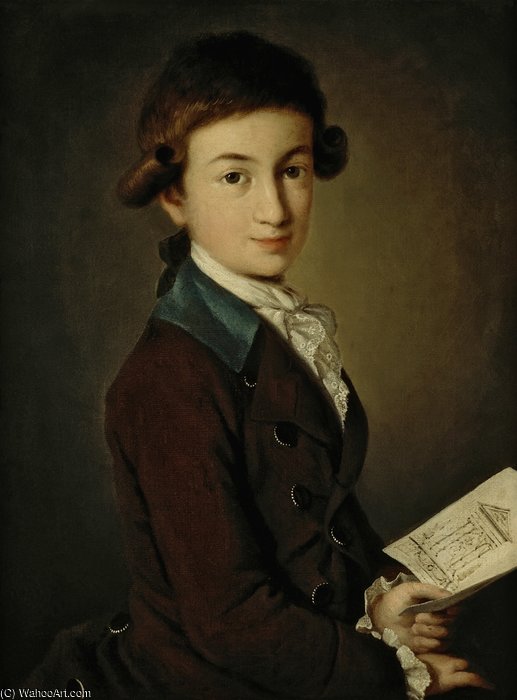 Portrait Of A Boy — Carl Ludwig Johann Christineck