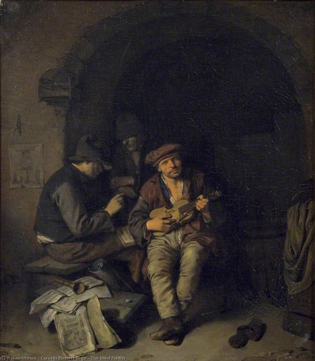 The Blind Fiddler — Cornelis Pietersz Bega